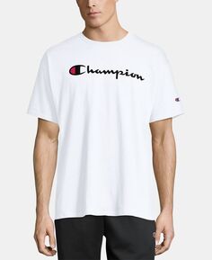 Мужская футболка с логотипом Champion, белый