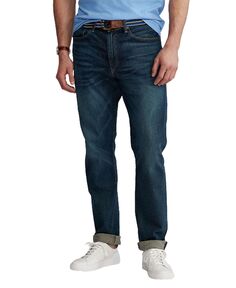 Мужские прямые эластичные джинсы big &amp; tall prospect Polo Ralph Lauren, мульти