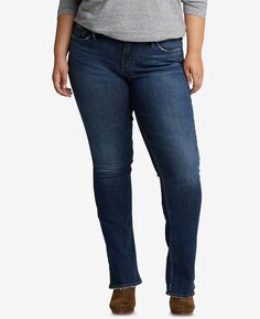 Узкие зауженные джинсы suki больших размеров Silver Jeans Co.