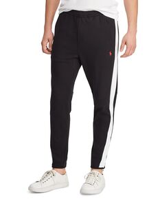 Мужские штаны для бега из мягкого хлопка большого и высокого роста active jogger Polo Ralph Lauren, черный