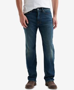 Мужские эластичные джинсы 363 прямого кроя coolmax Lucky Brand