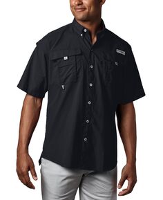 Мужская рубашка с коротким рукавом big &amp; tall bahama ii Columbia, черный