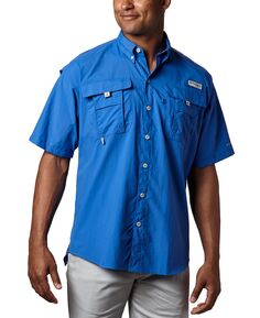 Мужская рубашка с коротким рукавом big &amp; tall bahama ii Columbia, мульти