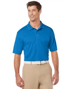 Мужская рубашка-поло airflux solid golf PGA TOUR, синий