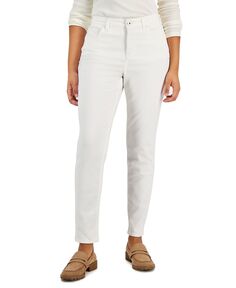 Женские облегающие джинсы скинни стандартной, короткой и длинной длины, созданные для macy&apos;s Style &amp; Co, белый