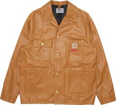 Куртка Marni x Carhartt WIP Jacket &apos;Earth Of Siena&apos;, коричневый