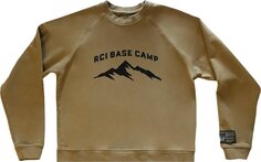 Толстовка Reese Cooper Base Camp Crewneck Sweatshirt &apos;Khaki&apos;, коричневый