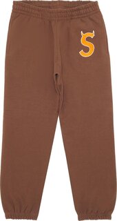 Спортивные брюки Supreme S Logo Sweatpant &apos;Brown&apos;, коричневый