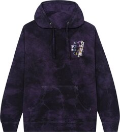 Худи Anti Social Social Club Dissociative Tie Dye Hoodie &apos;Black/Purple&apos;, разноцветный