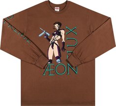 Лонгслив Supreme Aeon Flux Long-Sleeve Tee &apos;Brown&apos;, коричневый