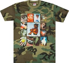 Футболка Supreme Original Sin Tee &apos;Woodland Camo&apos;, разноцветный