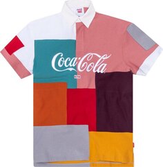Футболка Kith x Coca-Cola Rugby Short-Sleeve &apos;Multicolor&apos;, разноцветный