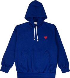 Худи Comme des Garçons PLAY Heart Hooded Sweatshirt &apos;Blue&apos;, синий