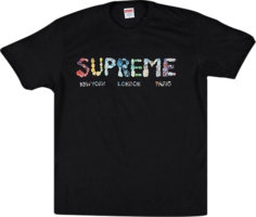 Футболка Supreme Crystals T-Shirt &apos;Black&apos;, черный
