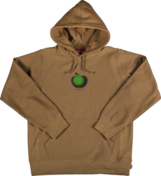 Толстовка Supreme Apple Hooded Sweatshirt &apos;Brown&apos;, коричневый