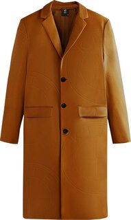 Пальто Kith For BMW Debossed Leather Royce Coat &apos;Desert&apos;, коричневый