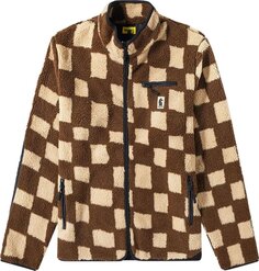 Куртка Market Chess Club Jacquard Sherpa Jacket &apos;Brown&apos;, коричневый