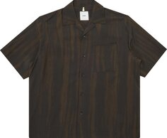 Рубашка OAMC Woven Kurt Shirt &apos;Dark Wood&apos;, коричневый