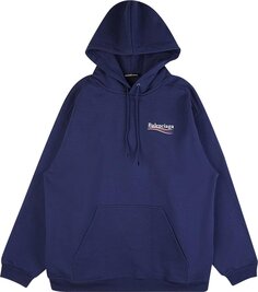 Худи Balenciaga Political Campaign Hoodie &apos;Navy&apos;, синий