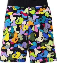 Шорты BAPE Multi Camo Sweat Shorts &apos;Black&apos;, разноцветный