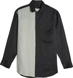 Рубашка Song for the Mute Long-Sleeve Oversized Shirt &apos;Black/Chalk&apos;, черный