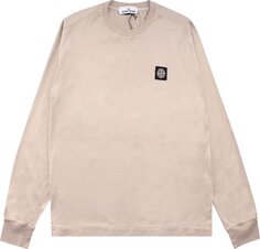 Футболка Stone Island Classic Long-Sleeve T-Shirt &apos;Dark Beige&apos;, загар