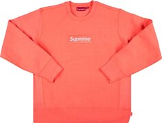 Толстовка Supreme Box Logo Crewneck &apos;Fluorescent Pink&apos;, розовый