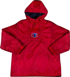 Пуловер Supreme x Champion Pullover Parka &apos;Red&apos;, красный