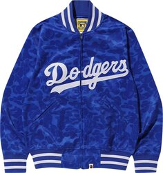 Куртка BAPE x Mitchell &amp; Ness Dodgers Jacket &apos;Blue&apos;, синий