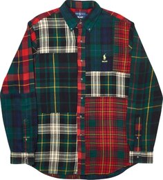 Рубашка Palace x Ralph Lauren Button Down Shirt Pieced Flannel &apos;Plaid Multicolor&apos;, разноцветный