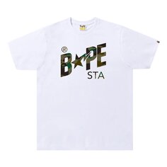 Футболка BAPE Sta 1st Camo Logo Tee &apos;White/Green&apos;, белый