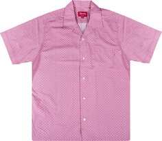 Рубашка Supreme Polka Dot Short-Sleeve Shirt &apos;Pink&apos;, розовый