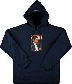 Толстовка Supreme Michael Jackson Hooded Sweatshirt &apos;Navy&apos;, синий