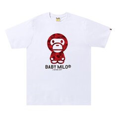 Футболка BAPE Color Camo Baby Milo Tee &apos;White/Red&apos;, белый