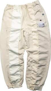 Спортивные брюки Maison Mihara Yasuhiro Vertical Switching Sweatpants &apos;White&apos;, белый