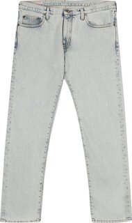 Джинсы Off-White Arrows Logo Slim Fit Jeans &apos;Bleach Blue/White&apos;, белый