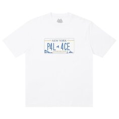 Футболка Palace Plate T-Shirt &apos;White&apos;, белый