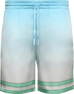 Шорты Casablanca Silk Shorts With Drawstrings &apos;Casa Sport&apos;, белый