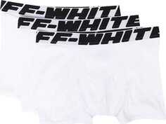 Боксеры Off-White Industrial Boxers (3 Pack) &apos;White/Black&apos;, белый