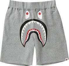 Спортивные шорты BAPE Shark Sweatshorts &apos;Grey&apos;, серый