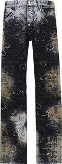 Брюки Givenchy Straight Fit 5 Pocket Trousers &apos;Black/Beige&apos;, черный