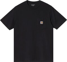 Футболка Carhartt WIP Pocket T-Shirt &apos;Black&apos;, черный