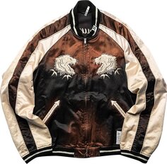 Куртка Maison Mihara Yasuhiro Sukajan Souvenir Jacket &apos;Black&apos;, черный