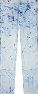 Джинсы Heron Preston Overdyed Spray Canvas Carpenter Jeans &apos;Blue&apos;, синий