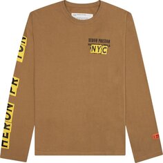 Лонгслив Heron Preston Hardware And Tools Long-Sleeve Tee &apos;Tobacco Brown/Yellow&apos;, зеленый