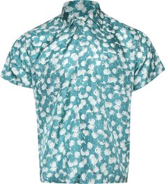 Рубашка Bode Meadowlark Short-Sleeve Shirt &apos;Blue/Multicolor&apos;, синий