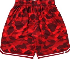 Шорты BAPE Color Camo Wide Fit Basketball Shorts &apos;Red&apos;, красный