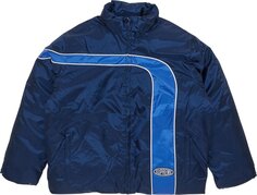 Пуховик Supreme Stripe Puffer Jacket &apos;Navy&apos;, синий