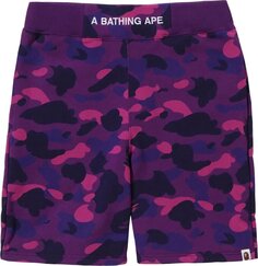 Шорты BAPE Color Camo Sweatshorts &apos;Purple&apos;, фиолетовый