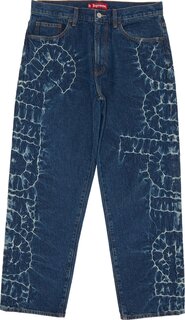 Джинсы Supreme Shibori Loose Fit Jean &apos;Rigid Indigo&apos;, синий